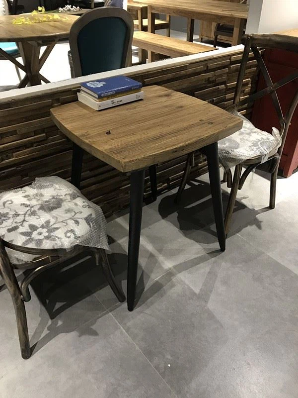 China Recycle Old Elmleather Tea Table Suppliers 