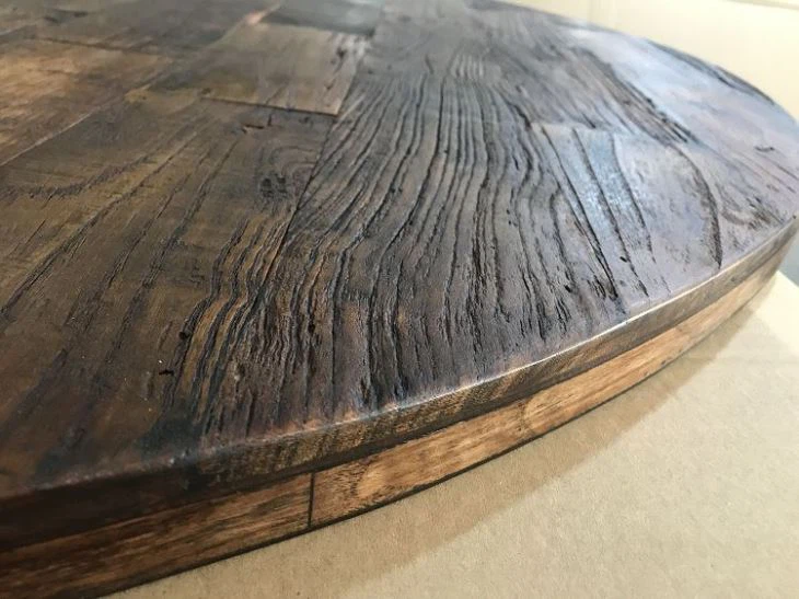 Veneer Oak Wood Dining Table Top